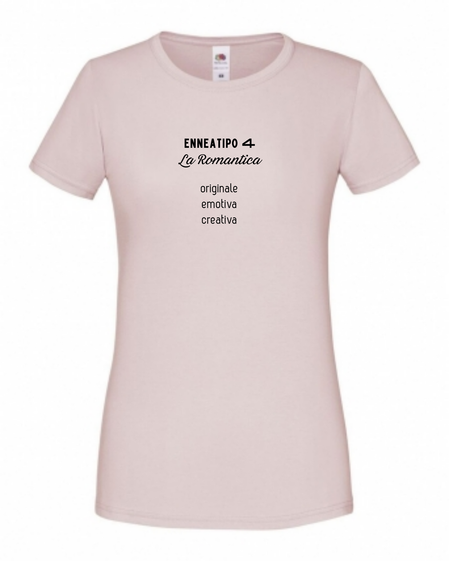 Maglietta Enneagramma, t shirt con descrizione Enneatipo 4, magliette a tema psicologia, bioenergetica, counseling, gestalt, yoga, mindfulness.
