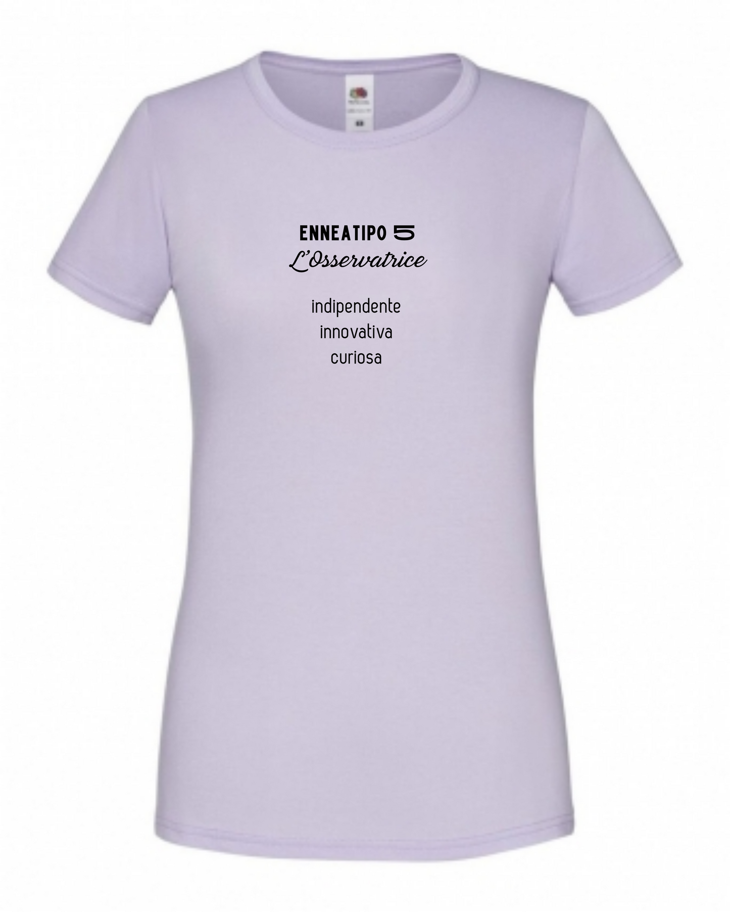 Maglietta Enneagramma, t shirt con descrizione Enneatipo 5, magliette a tema psicologia, bioenergetica, counseling, gestalt, yoga, mindfulness.