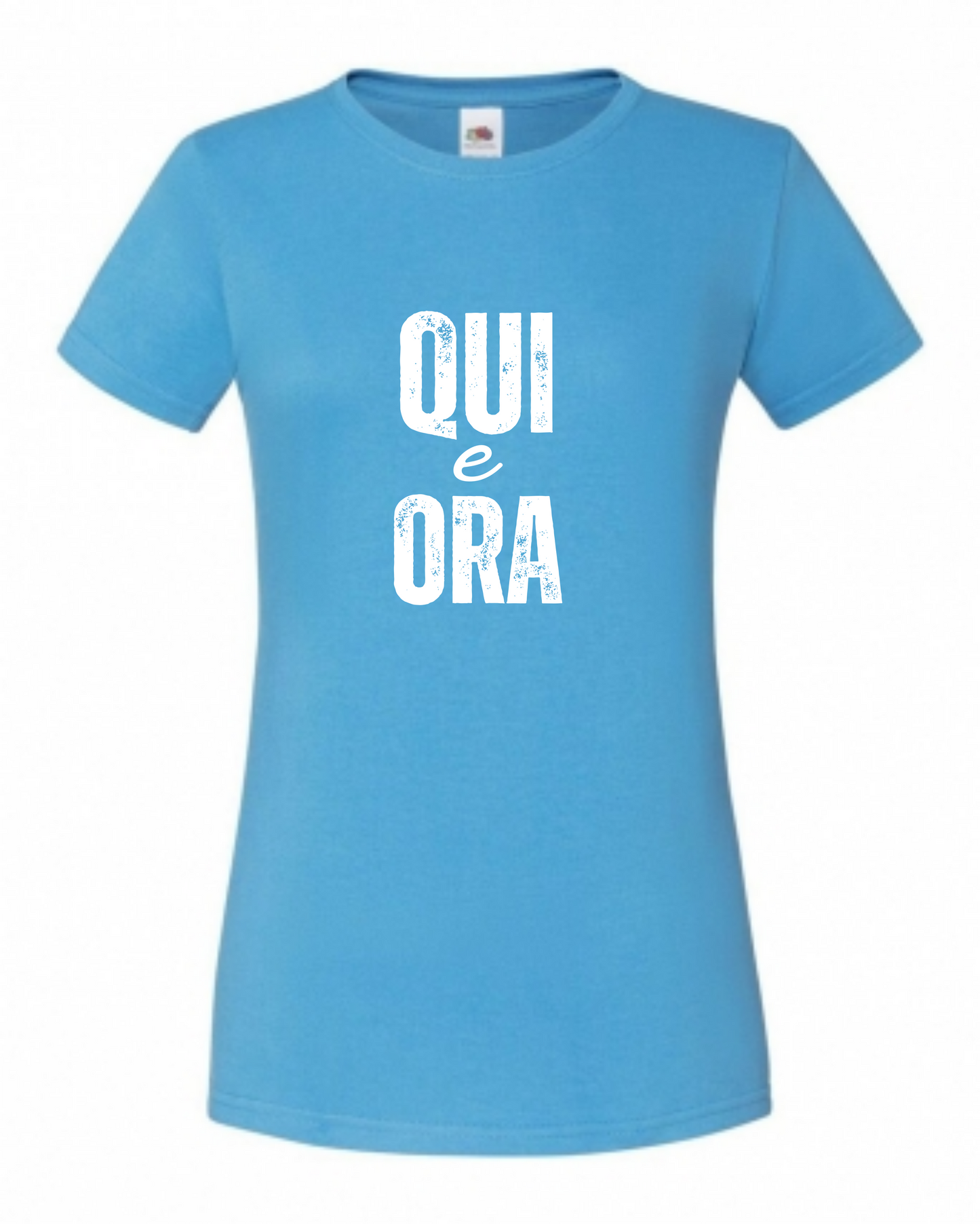 Maglietta Qui e Ora a tema psicologia, bioenergetica, enneagramma, counseling, gestalt, yoga, mindfulness, ideali come regalo per amiche appassionate, counselor e psicologhe.