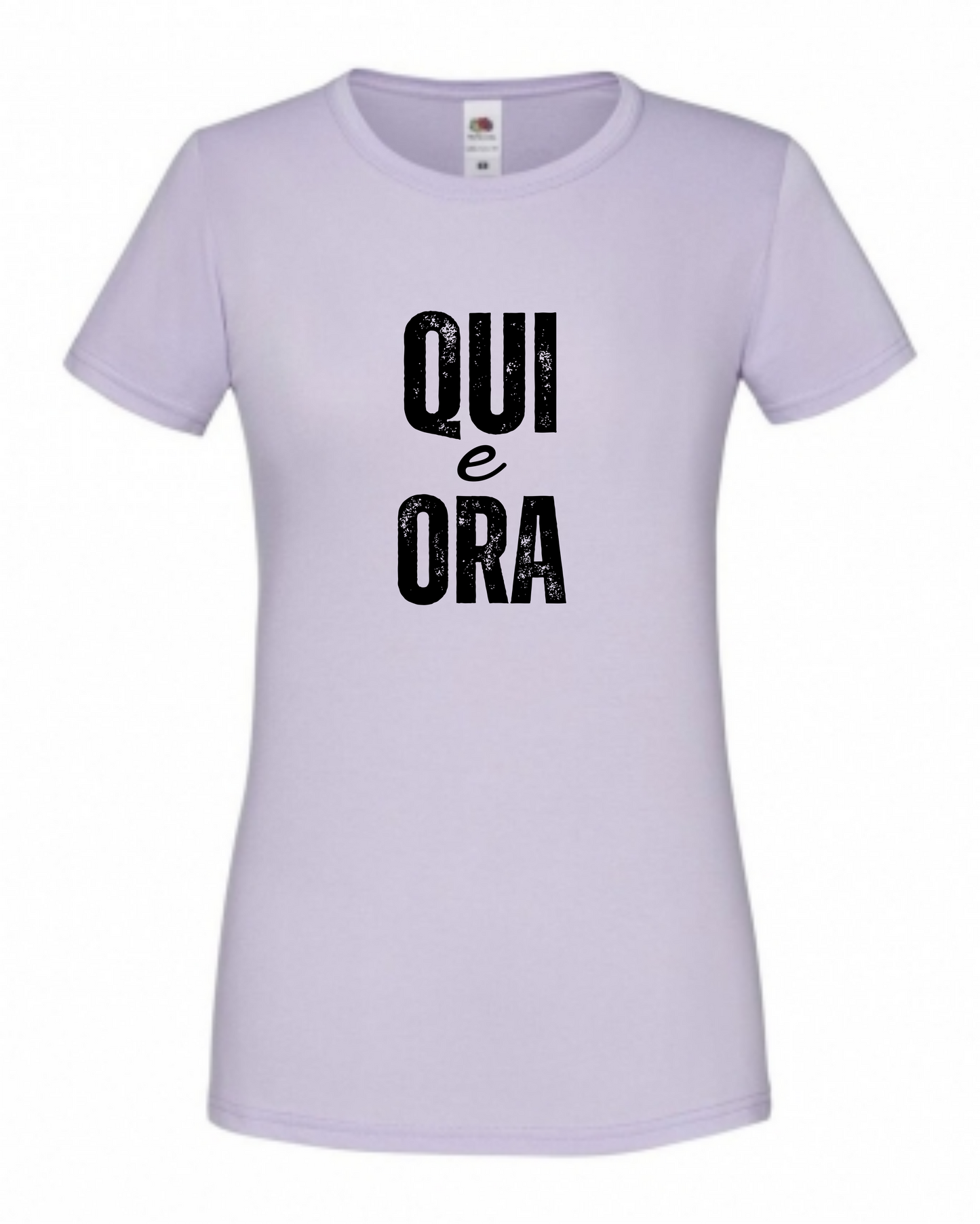 Maglietta Qui e Ora a tema psicologia, bioenergetica, enneagramma, counseling, gestalt, yoga, mindfulness, ideali come regalo per amiche appassionate, counselor e psicologhe.