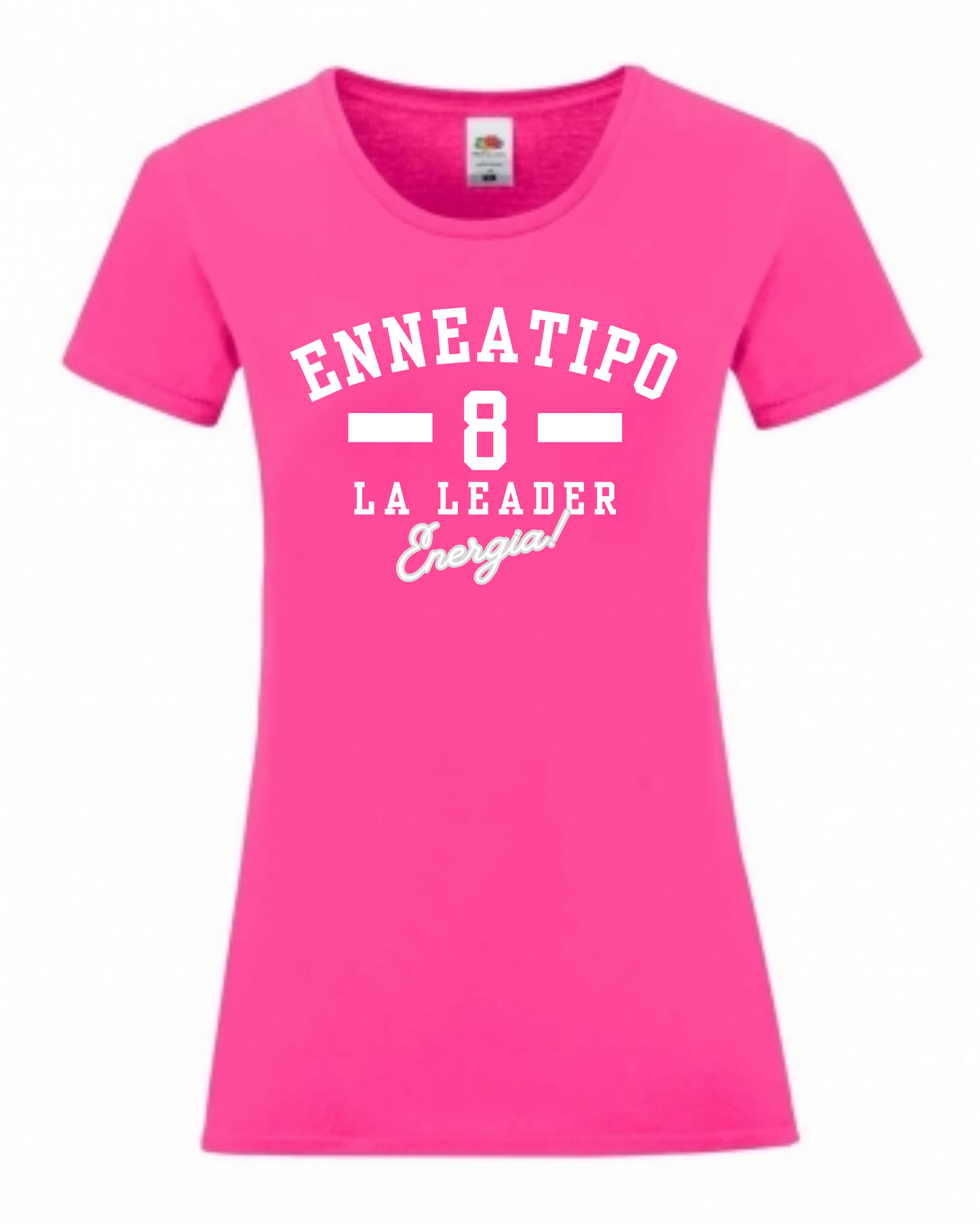 Maglietta Enneagramma, t shirt con descrizione Enneatipo 8, magliette a tema psicologia, bioenergetica, counseling, gestalt, yoga, mindfulness.
