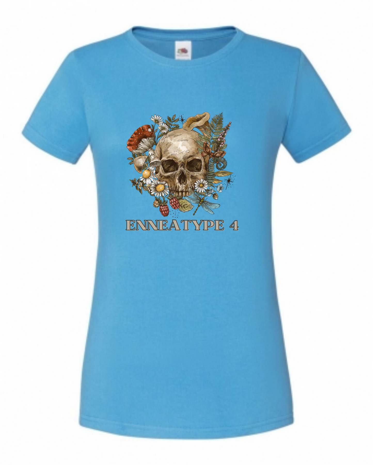 Maglietta Enneagramma, t shirt con design grafico Enneatipo 4, magliette a tema psicologia, bioenergetica, counseling, gestalt, yoga, mindfulness. 