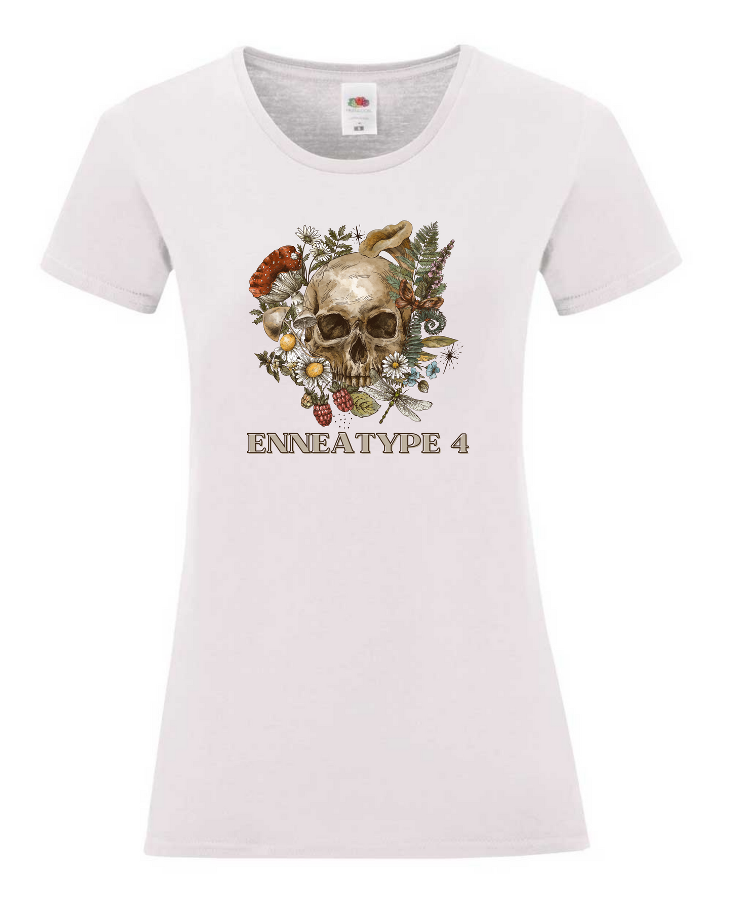 Maglietta Enneagramma, t shirt con design grafico Enneatipo 4, magliette a tema psicologia, bioenergetica, counseling, gestalt, yoga, mindfulness. 