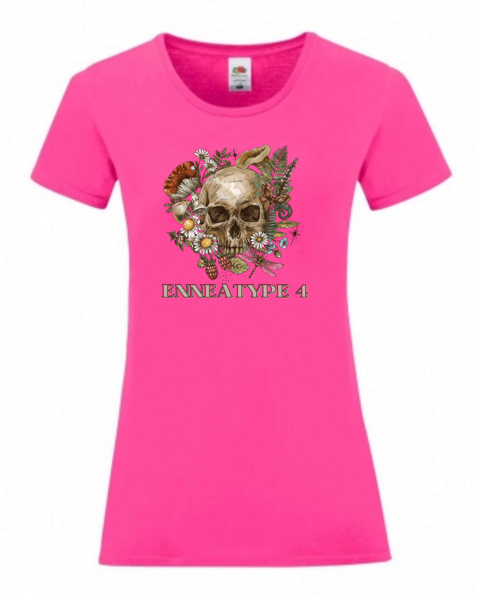 Maglietta Enneagramma, t shirt con design grafico Enneatipo 4, magliette a tema psicologia, bioenergetica, counseling, gestalt, yoga, mindfulness. 