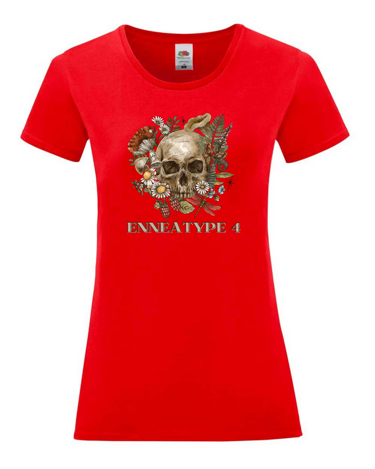 Maglietta Enneagramma, t shirt con design grafico Enneatipo 4, magliette a tema psicologia, bioenergetica, counseling, gestalt, yoga, mindfulness. 