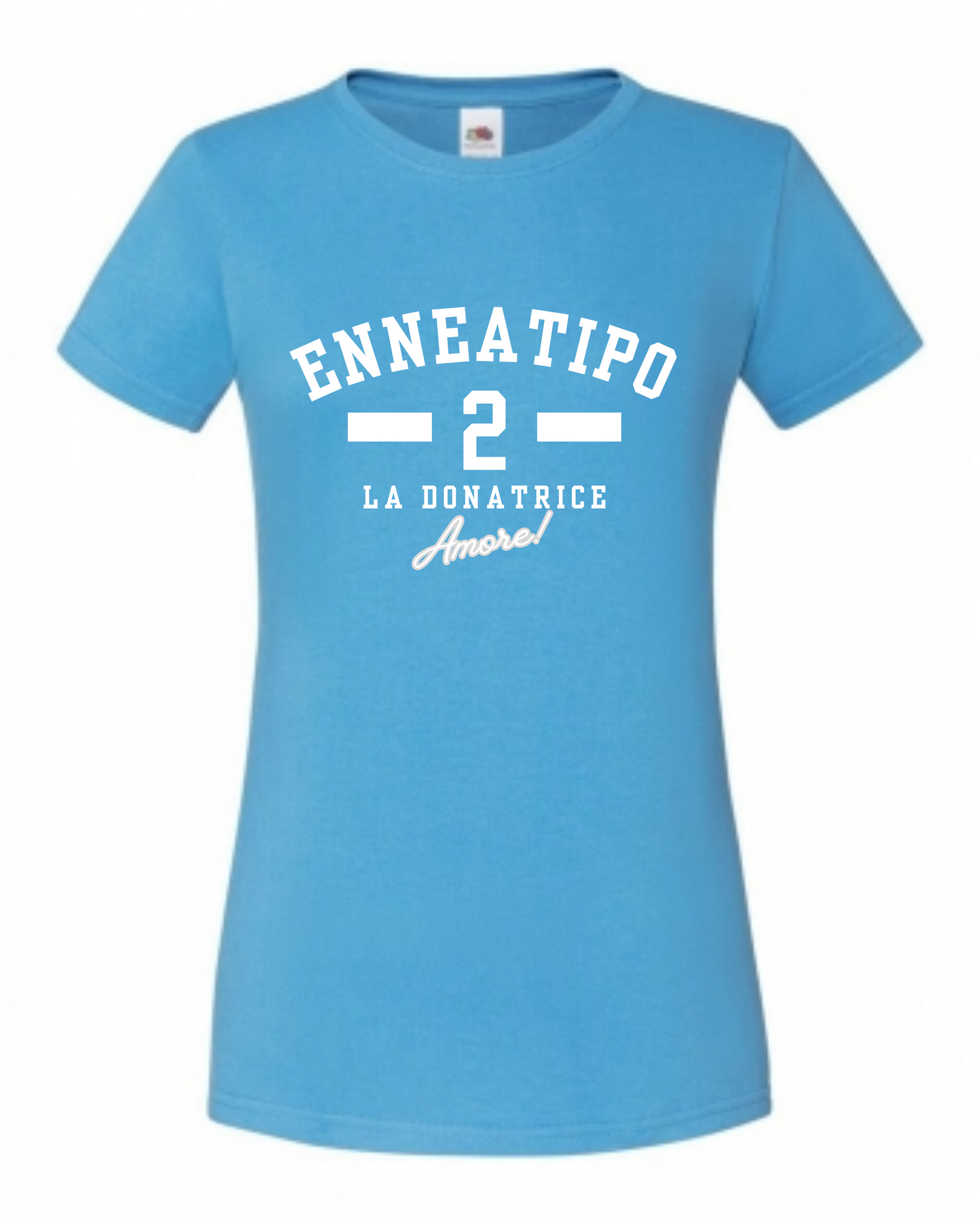 Maglietta Enneagramma, t shirt con descrizione Enneatipo 2, magliette a tema psicologia, bioenergetica, counseling, gestalt, yoga, mindfulness. 