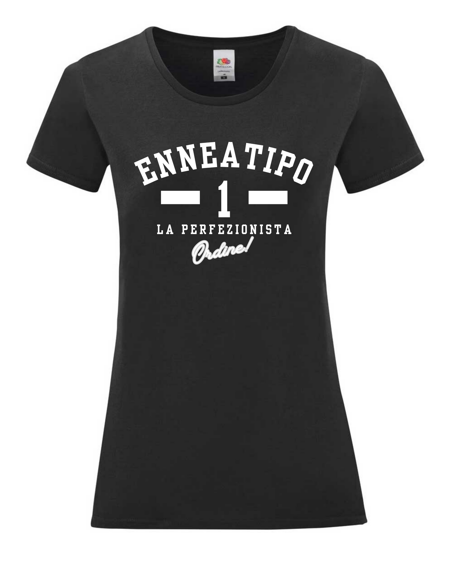 Maglietta Enneagramma con descrizione Enneatipo 1, a tema psicologia, bioenergetica, counseling, gestalt, yoga, mindfulness. T shirt ideali come regalo