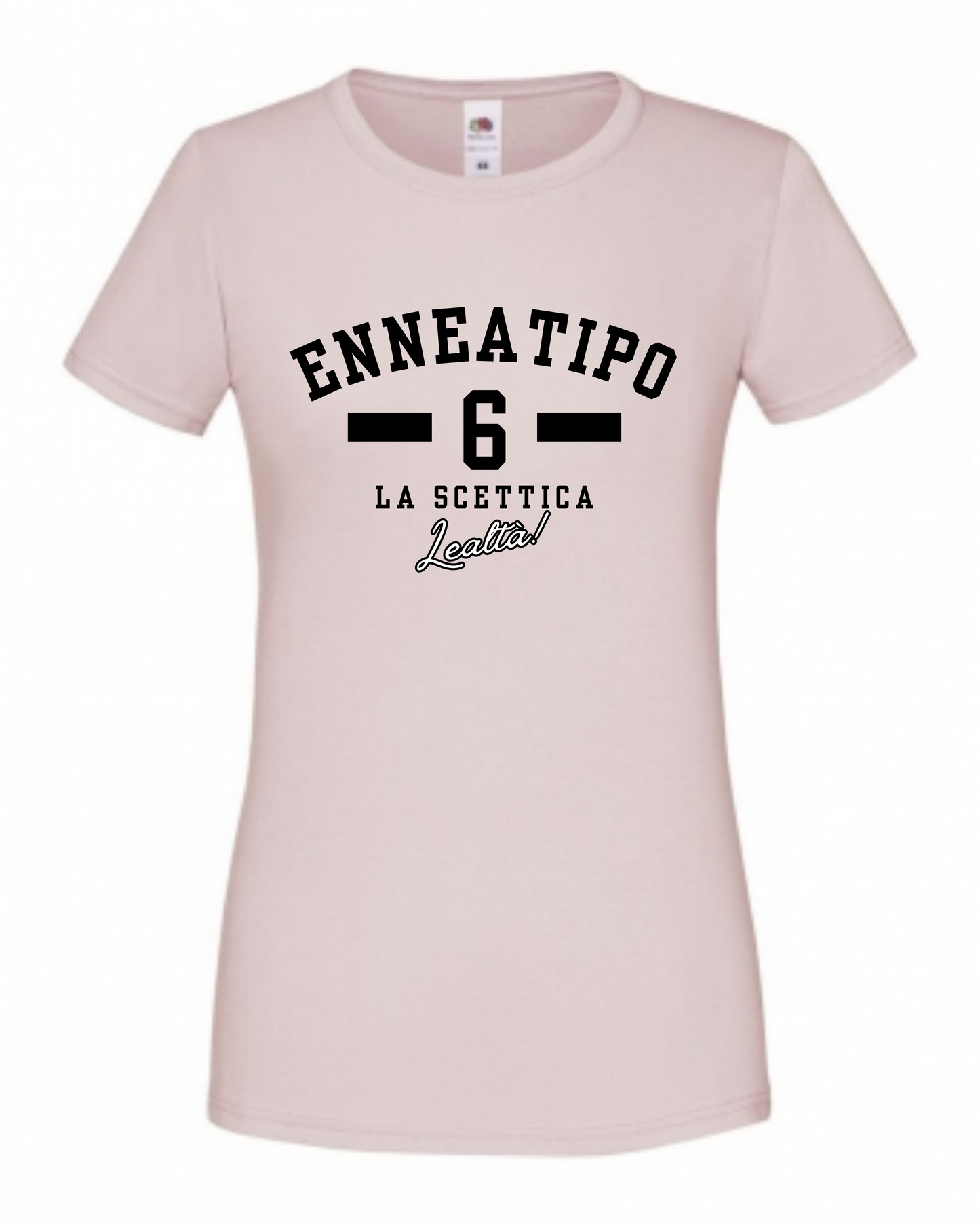 Maglietta Enneagramma, t shirt con descrizione Enneatipo 6, magliette a tema psicologia, bioenergetica, counseling, gestalt, yoga, mindfulness. 