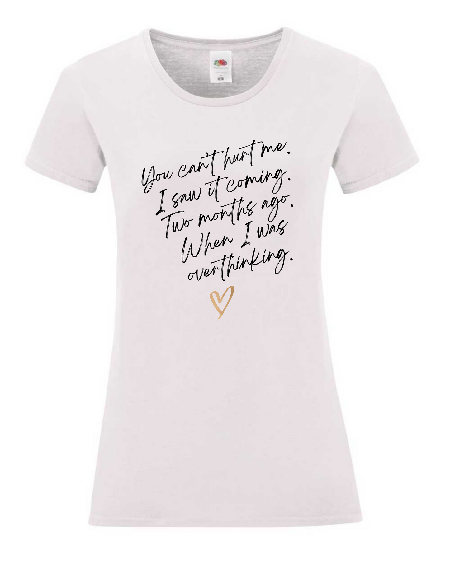 Maglietta Psicologia, T shirt con scritta sull'Overthinking, idea regalo a tema psicologia, bioenergetica, counseling, gestalt, yoga, mindfulness. 