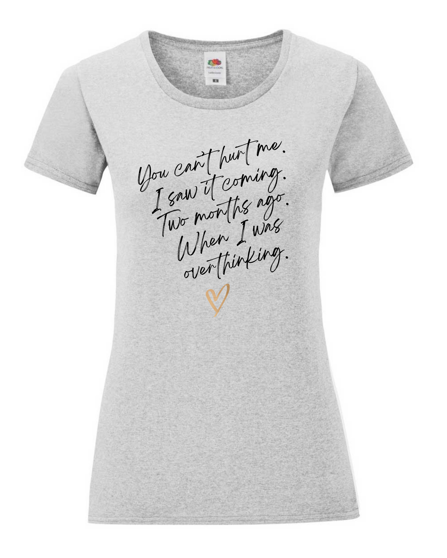 Maglietta Psicologia, T shirt con scritta sull'Overthinking, idea regalo a tema psicologia, bioenergetica, counseling, gestalt, yoga, mindfulness. 