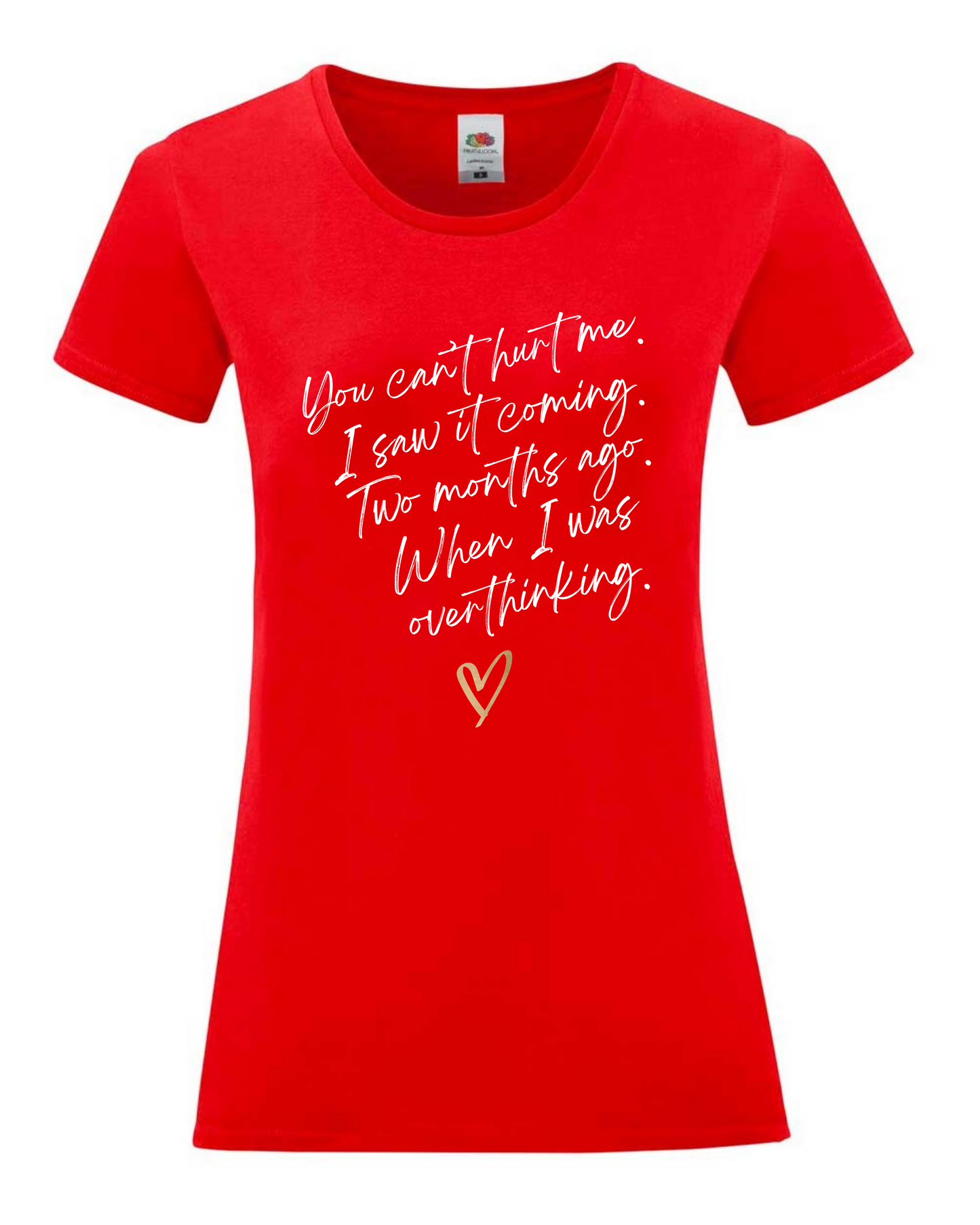 Maglietta Psicologia, T shirt con scritta sull'Overthinking, idea regalo a tema psicologia, bioenergetica, counseling, gestalt, yoga, mindfulness. 